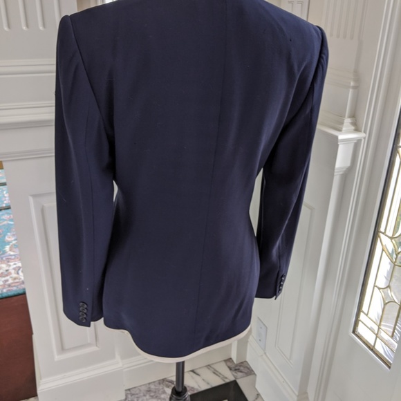 Ralph Lauren Vintage Navy Blazer Size 6 - Picture 2 of 4